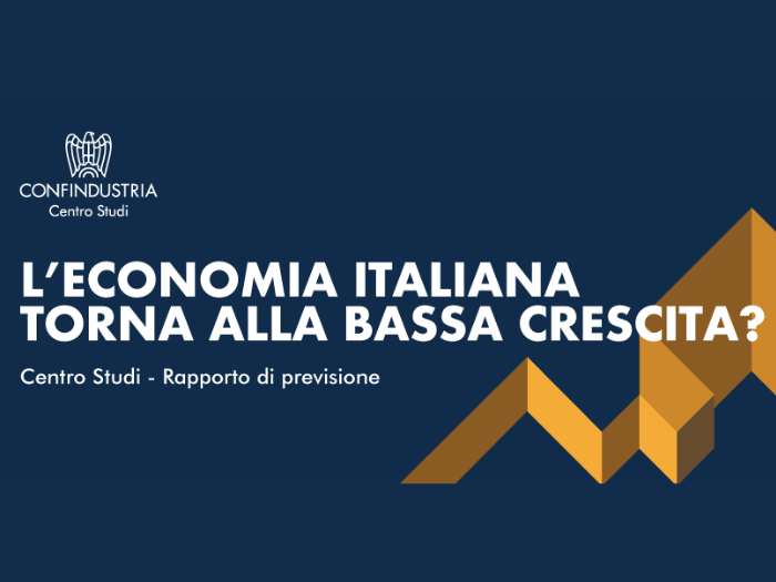 Centro Studi Confindustria: L'economia italiana torna alla bassa crescita?