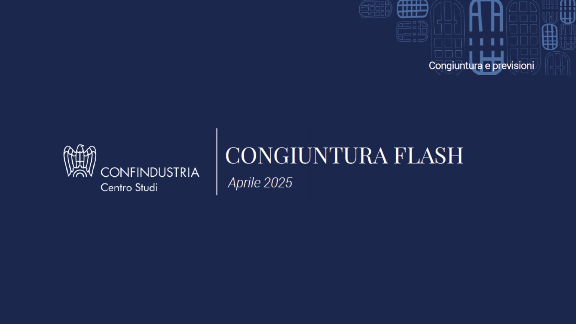 Congiuntura Flash-Aprile 2025